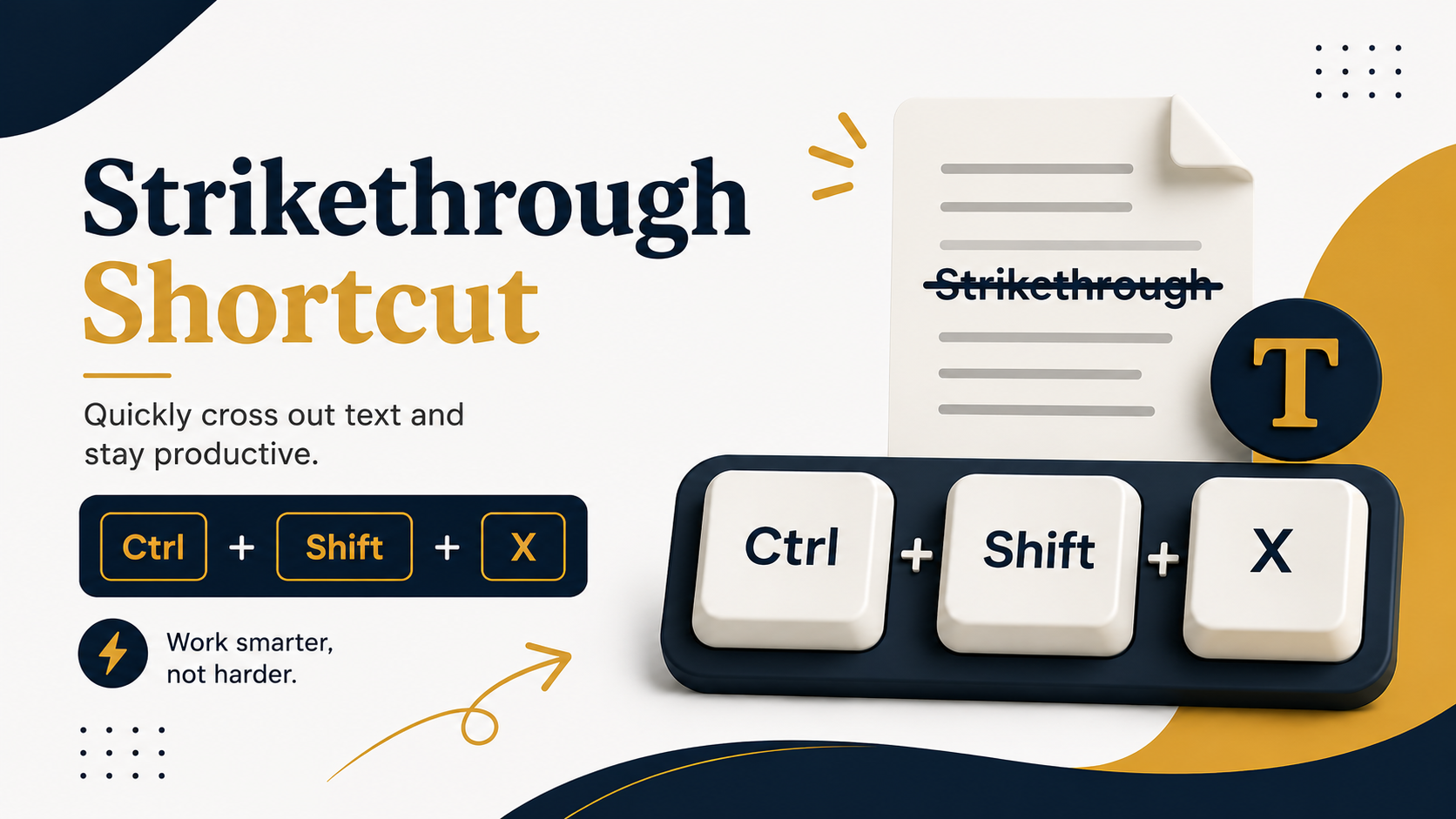 Strikethrough Shortcut