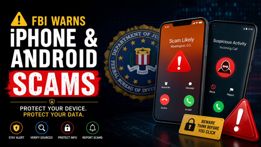 FBI Warns iPhone Android Scams