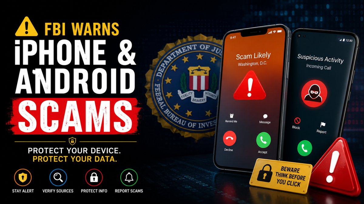 FBI Warns iPhone Android Scams