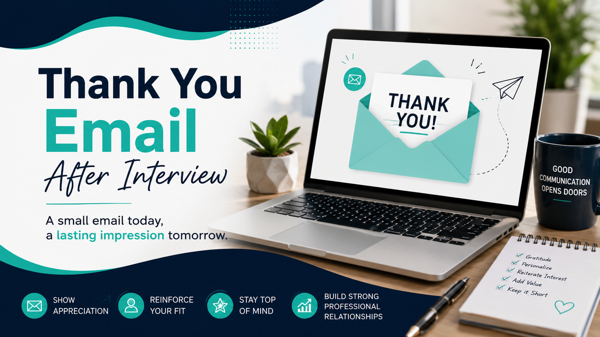 Thank You Email After Interview