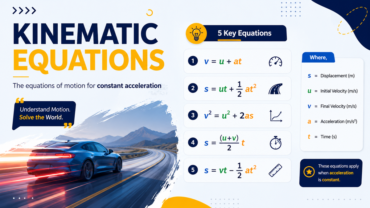 Kinematic Equations